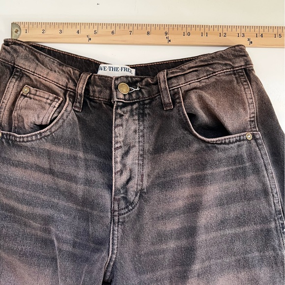 We The Free Barrel Jeans Lucky You Mid Rise Size 26 - Picture 7 of 10